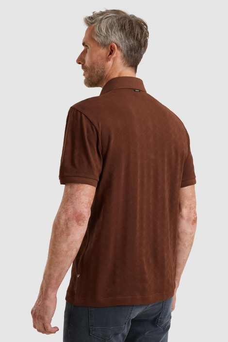 Vanguard short sleeve polo jacquard merceri